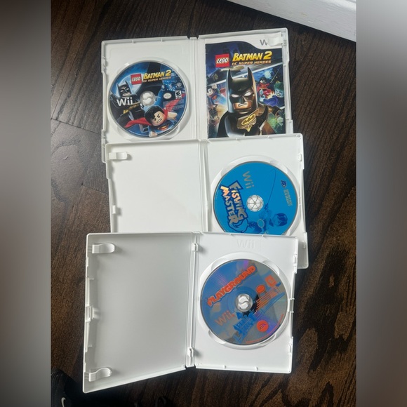 Nintendo Wii game lot, Lego Batman, playground, fishing master - Picture 2 of 2